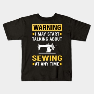 Warning Sewing Kids T-Shirt